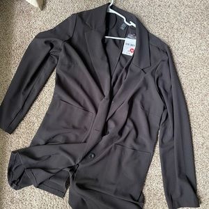 Long, black blazer